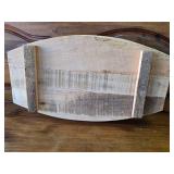 Hand Crafted Flat Wood Tray