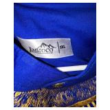 Jantoco 3XL Long Sleeve African Dashiki Shirt with Gold Metallic Embrodiery