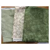 3 Green Lots of Fabric