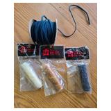 Blue Leather Thread and Sinew 20 Yard Bobbins (3)