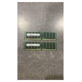 Two 64GB DDR4 ECC RAM modules, untested (606443) Two 64GB DDR4 ECC RAM modules, untested (606443)