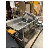 Stainless Triple Kitchen Sink & Handwash Sink(606438) Stainless Triple Kitchen Sink & Handwash Sink(606438)