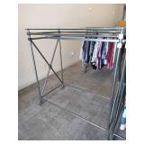 Heavy-Duty Rolling Clothing Rack