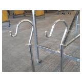 (2) Adjustable Clothing Display Hooks