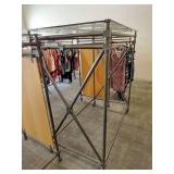 Heavy-Duty Rolling Clothing Rack