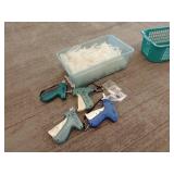 (4) Price Tag Guns with Needles & Tag Fasteners