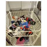 3-Tiered Wire Basket Display with Scarves & Socks