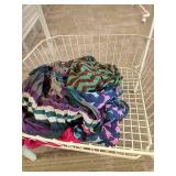 3-Tiered Wire Basket Display with Scarves & Socks