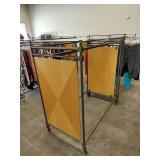 Heavy-Duty Rolling Clothing Rack