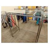 Heavy-Duty Rolling Clothing Rack