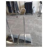 (2) Adjustable Clothing Display Hooks