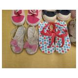 (12) Pairs Baby & Little Girl Shoes