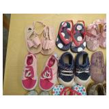 (12) Pairs Baby & Little Girl Shoes