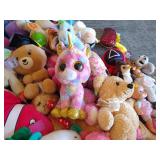 Large Lot of Plushes & Dolls