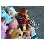 Large Lot of Plushes & Dolls