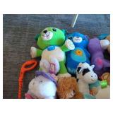 Large Lot of Plushes & Dolls