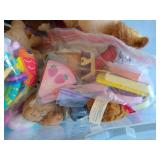 Bin of Toys & Plushes