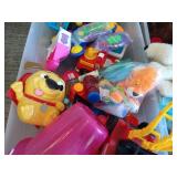 (3) Bins of Toys & Plushes