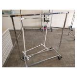 (2) Rolling Clothing Racks