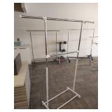 (2) Rolling Clothing Racks