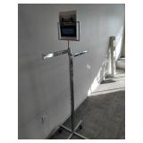 Rolling Adjustable 2-Arm Clothing Rack