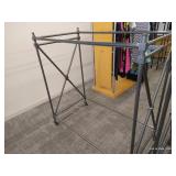 Heavy-Duty Rolling Clothing Rack - No Glass Top