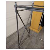 Heavy-Duty Rolling Clothing Rack - No Glass Top