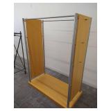 Rolling Dress Display Rack with Locking Wheels