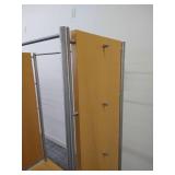 Rolling Dress Display Rack with Locking Wheels