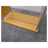 Rolling Dress Display Rack with Locking Wheels