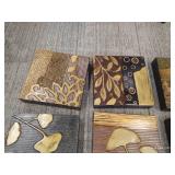 (6) Pieces Ceramic Wall Art