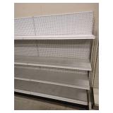 (2) Connected Display Shelving Units