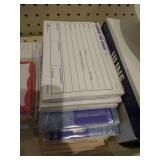 Contents of Shelves - Office Supplies