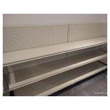 (2) Connected Display Shelving Units