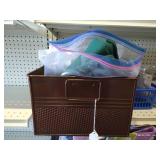 Contents of Shelves - Home Decor, Gift Bags, Crafting, Knitting Needles, Etc.