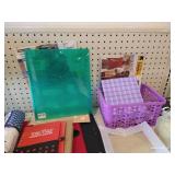 Contents of Shelves - Home Decor, Gift Bags, Crafting, Knitting Needles, Etc.