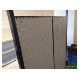 Freestanding Pegboard Shelf