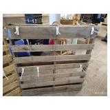 Rustic 3-Panel Pallet Display
