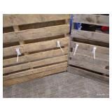 Rustic 3-Panel Pallet Display