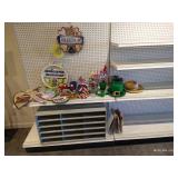 Contents of Shelves - Holiday Decor & Paper Organizer