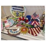 Contents of Shelves - Holiday Decor & Paper Organizer