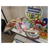 Contents of Shelves - Holiday Decor & Paper Organizer