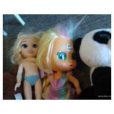 Large Lot of Plushes & Dolls