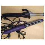 (2) Large-Barrell Curling Irons