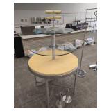 3-Tiered Display Shelf/Table with Bracelet Display Rack