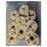 (2) Totes of Size Markers