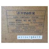 (A-3) Fisher MC-723 Audio Componant... (A-3) Fisher MC-723 Audio Componant...