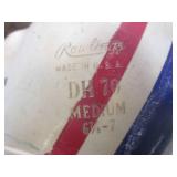 (EC1) 3 Vintage Football Helmets 2 ... (EC1) 3 Vintage Football Helmets 2 ...