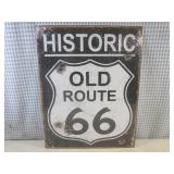 (EC1) Historic Old Route 66 Tin Sig... (EC1) Historic Old Route 66 Tin Sig...