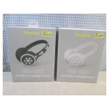 (CSB) 2 Pair of Wireless Headphones... (CSB) 2 Pair of Wireless Headphones...